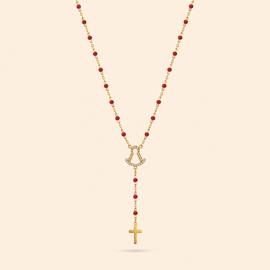 COLLAR ROSARIO ROCIO COLOR - GOLD