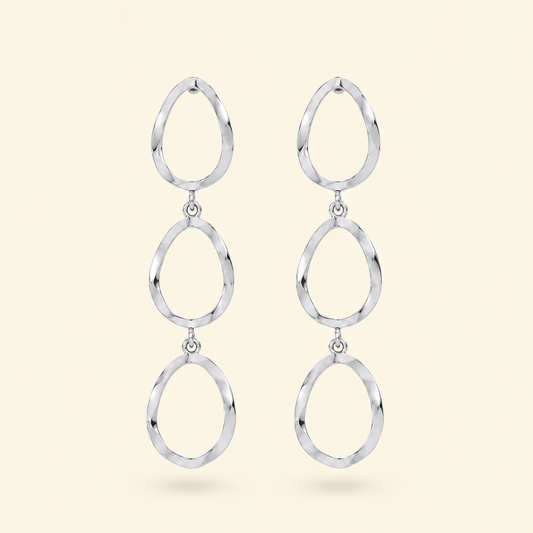 LARGOS TRIPLE GOTA - SILVER