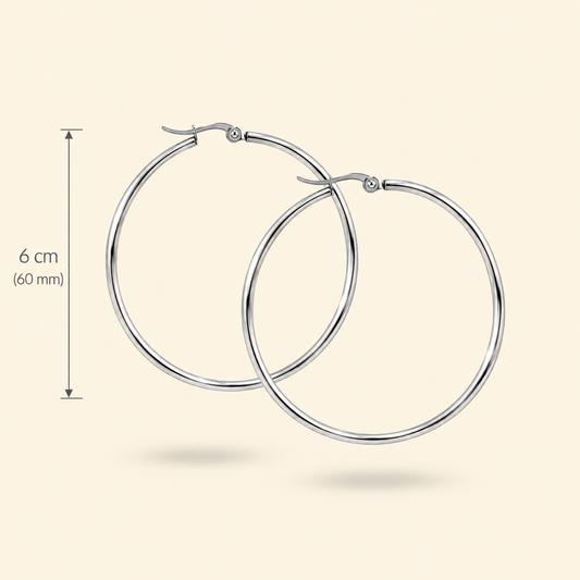 AROS FINOS FULL HILL - SILVER (2 tamaños)