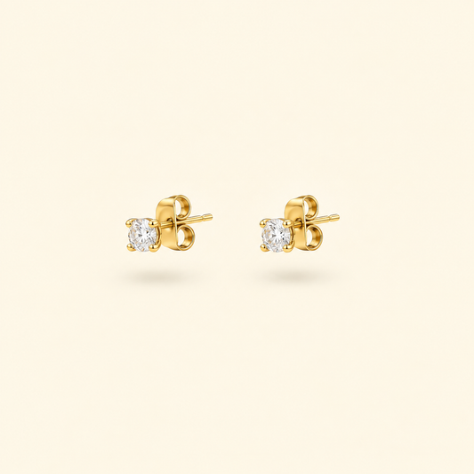 PENDIENTES MINI BRILLANTE - GOLD