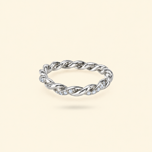 ANILLO ENLAZADO - SILVER