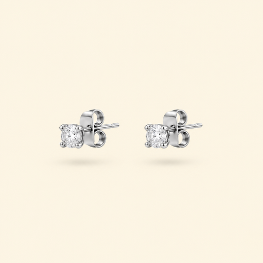 PENDIENTES MINI BRILLANTE - SILVER