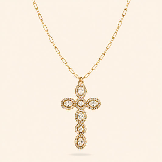 COLLAR CRUZ GINA - GOLD