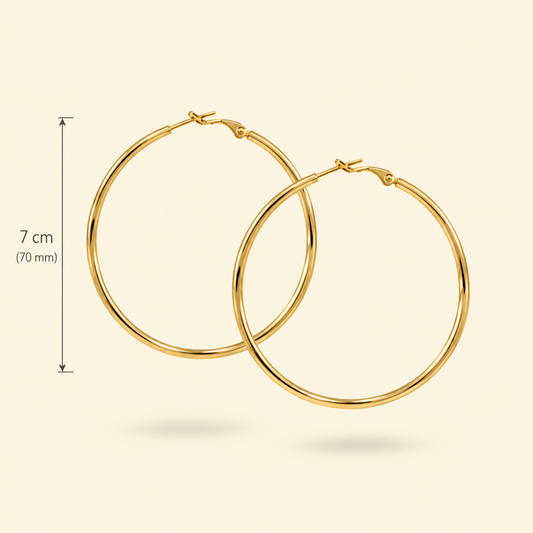AROS FINOS FULL HILL - GOLD (2 tamaños)