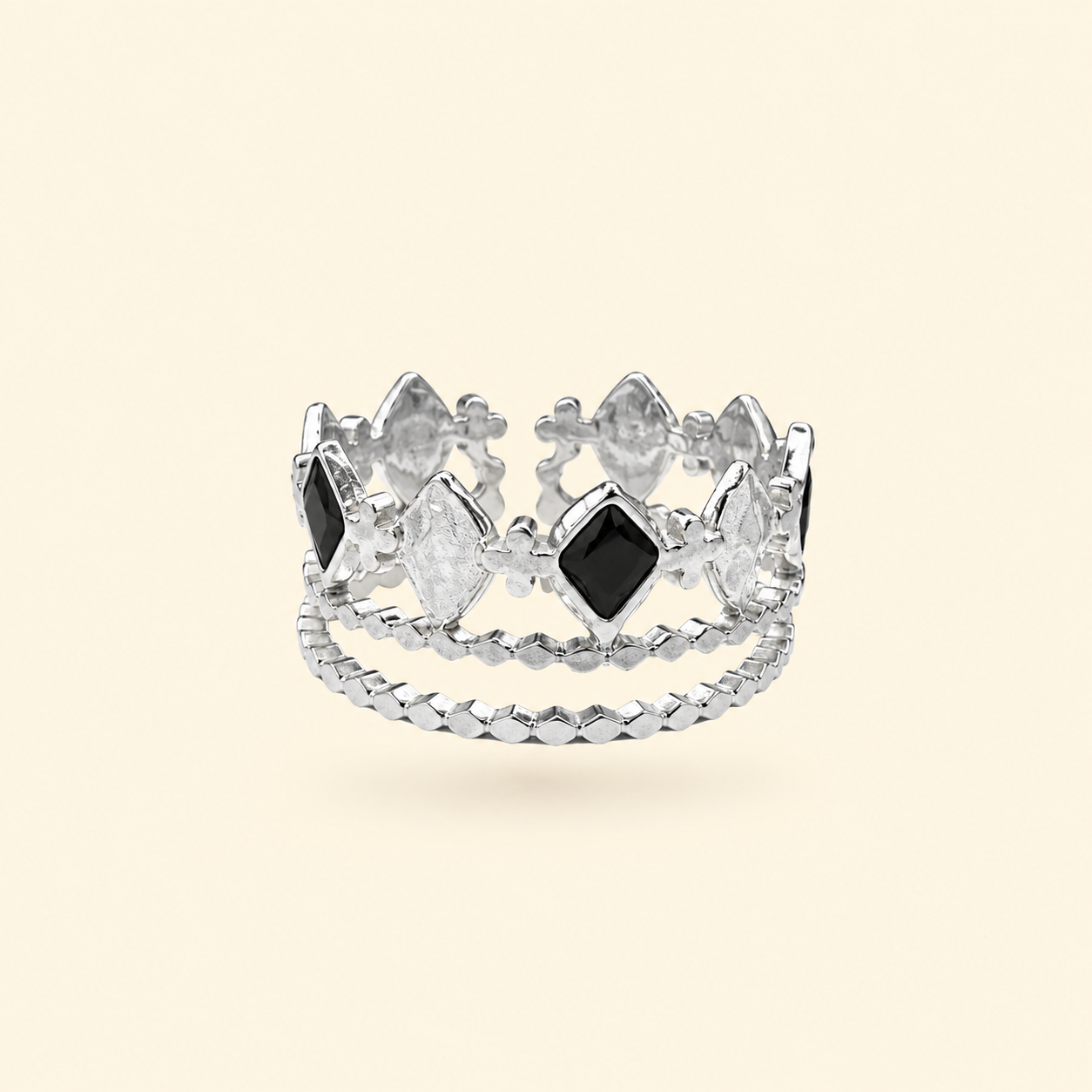 ANILLO QUEEN - SILVER