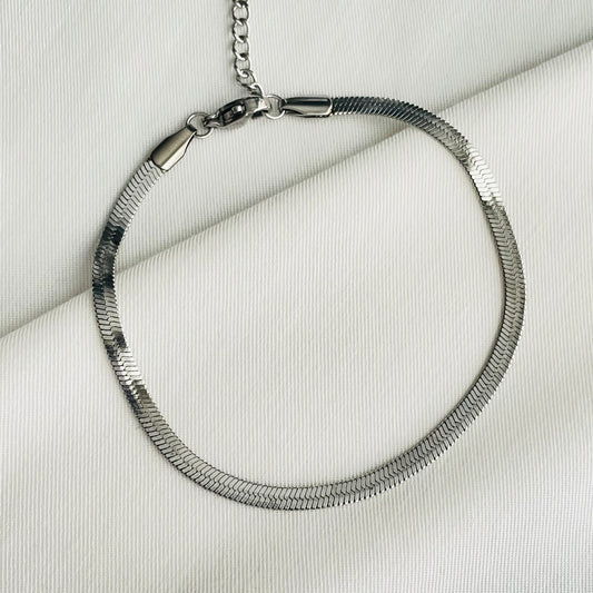 PULSERA PYTHON - SILVER