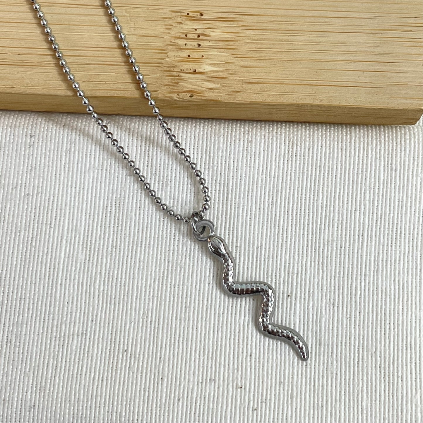 COLLAR SERPIENTE - SILVER