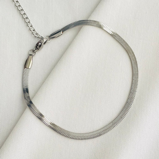 PULSERA PYTHON - SILVER