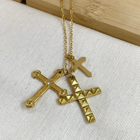 TRIPLE CROSS - GOLD